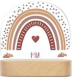 🌙 PERSONALISIERTES NACHTLICHT - Ein personalisiertes Nachtlicht mit dem Namen des Kindes ist eine tolle Möglichkeit, das Schlafzimmer des Kindes individuell zu gestalten und ihm ein Gefühl der Sicherheit und Geborgenheit zu geben.