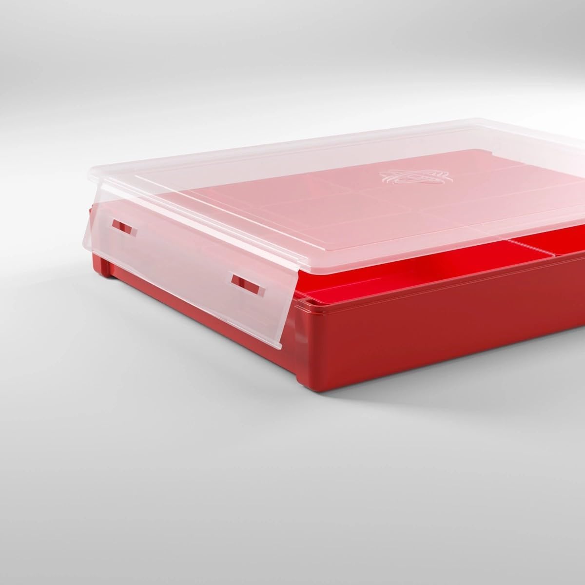 Gamegenic Token Silo Convertible | Store & Organize Board Game Tokens | 9 Removable Trays in 3 Different Sizes | Stackable Token Box | Space-Saving Design | Red Color | Made by Gamegenic (GGS22003ML)