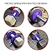 Micro Gainz Dumbbell Fractional 1.25lb Weight Plate, Ideal for Micro Loading, (Choose Color) 4 Piece Fractional Weight Plates, Designed for Dumbbell Training, Made In USA (Purple)