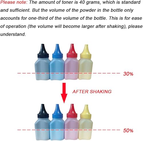 Miniatura 6 de Kit de recarga de tóner compatible para impresora Canon CRG-045 CRG-046 CRG-054 054H CRG-055 055H serie color paquete de 4 (con herramientas)