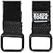 Klein Tools 450-600 Cable Organizer, Hook and Loop Cinch Strap Ties, Includes (2) 6-Inch, (2) 8-Inch, (2) 14-Inch Straps, Black