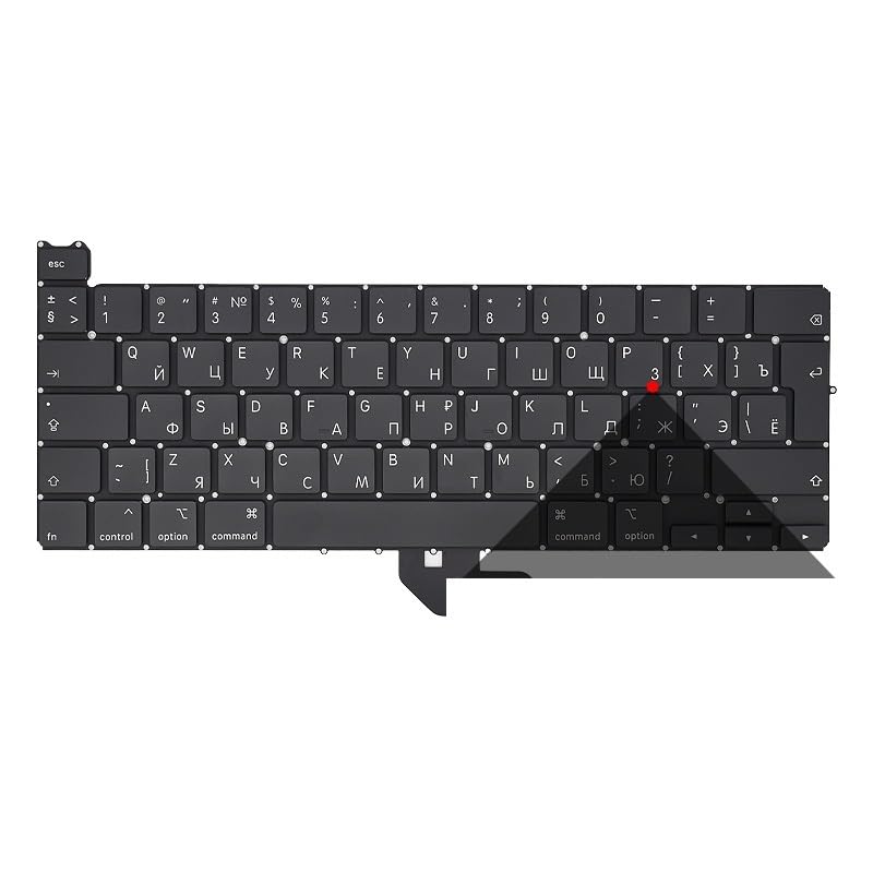 Clavier ordinateur portable Apple Pro Retina 13,3 A2251 remplacement EU Russe