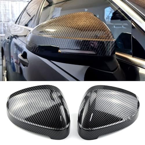 Coque de rétroviseur A4 B9 en noir carbone style luxe pour sublimer votre berline
