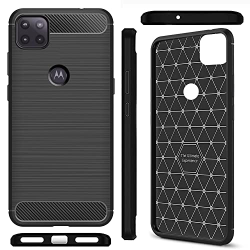 Image of Amazon Brand - Solimo Back Cover Case for Motorola Moto G 5G | Compatible for Motorola Moto G 5G Back Cover Case | 360 Degree Protection | Soft and Flexible (TPU | Matte Black)