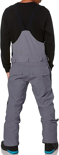 Miniatura 4 de Petos de nieve para hombre, pantalones de esquí ajustables, peto de snowboard para exteriores, impermeable, aislado, antidesgarros, mono de