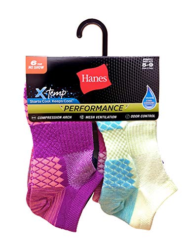 Chaussettes Performance Cool compression femme Hanes courtes et respirantes