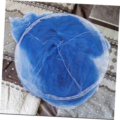 Dosel de cama princesa y carpa redonda de encaje para dormitorios queen 6