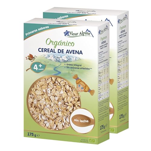FLEUR ALPINE Alimentos para Bebés | Paquete x2 Cereales de