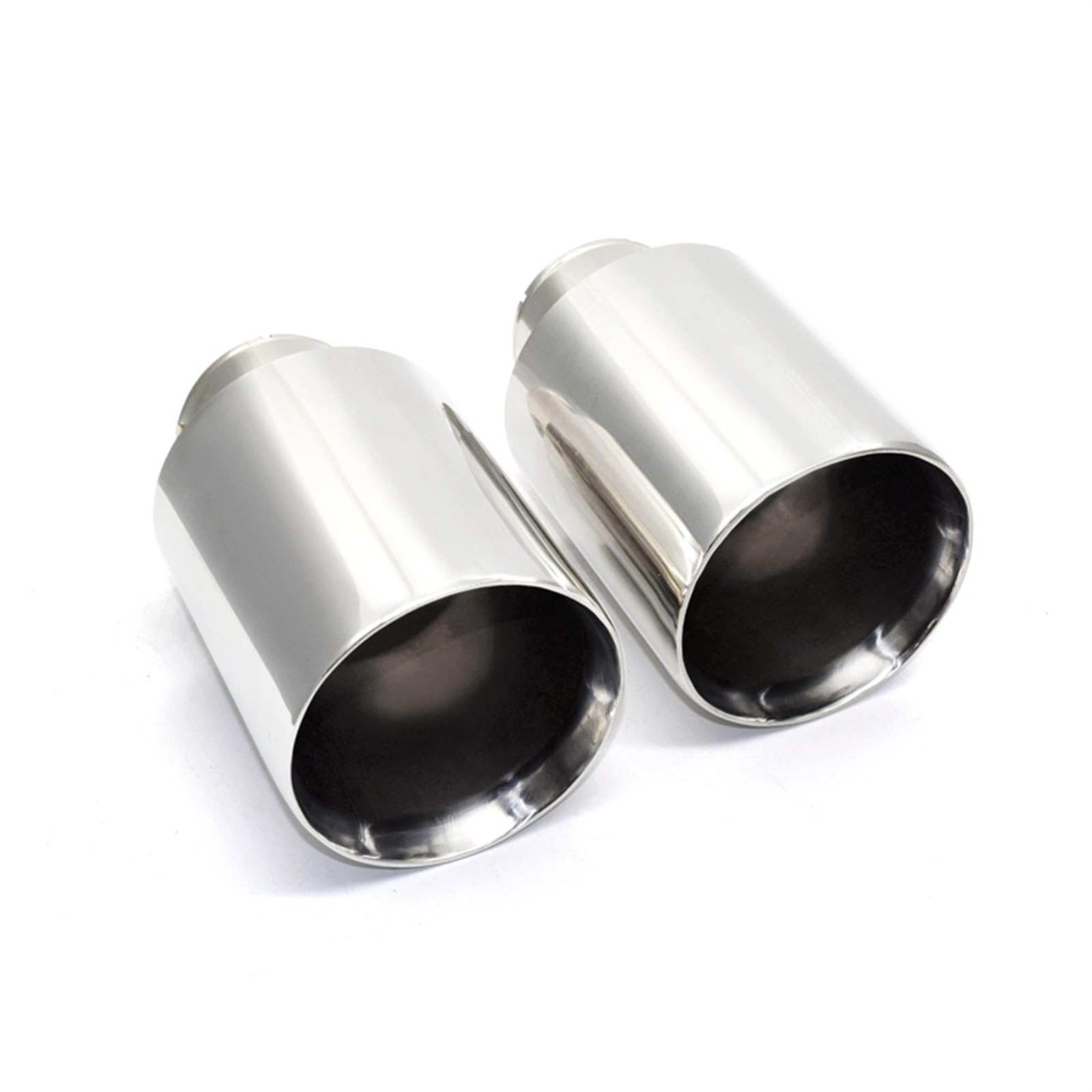 Cubierta Tubo Escape Automóvil 1 Uds Punta De Escape Universal Para Coche 304 Puntas De Silenciador De Escape De Acero Inoxidable Tubo De Escape Boquilla De 63mm Silenciador Punta ( Tamaño : ID60MM OD
