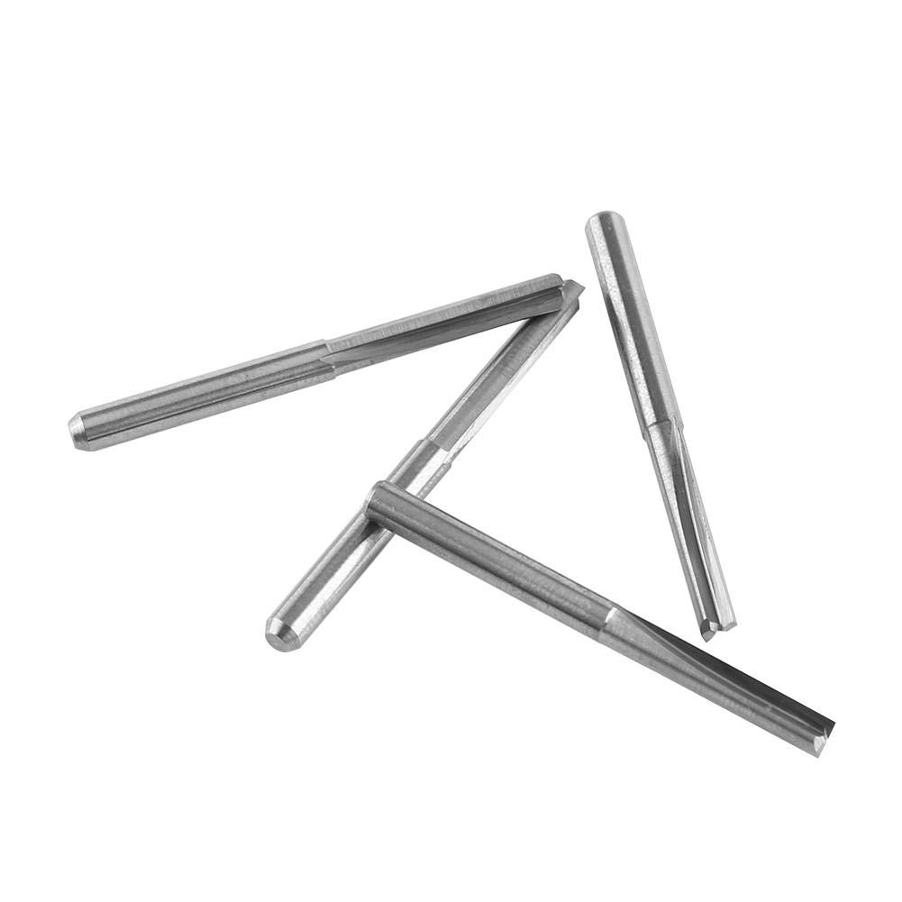 10pcs 3.175 mm Wolframcarbid Fräser Dual Flöten Gerade Schneiden Für CNC-Maschinen Und Rotary Tools
