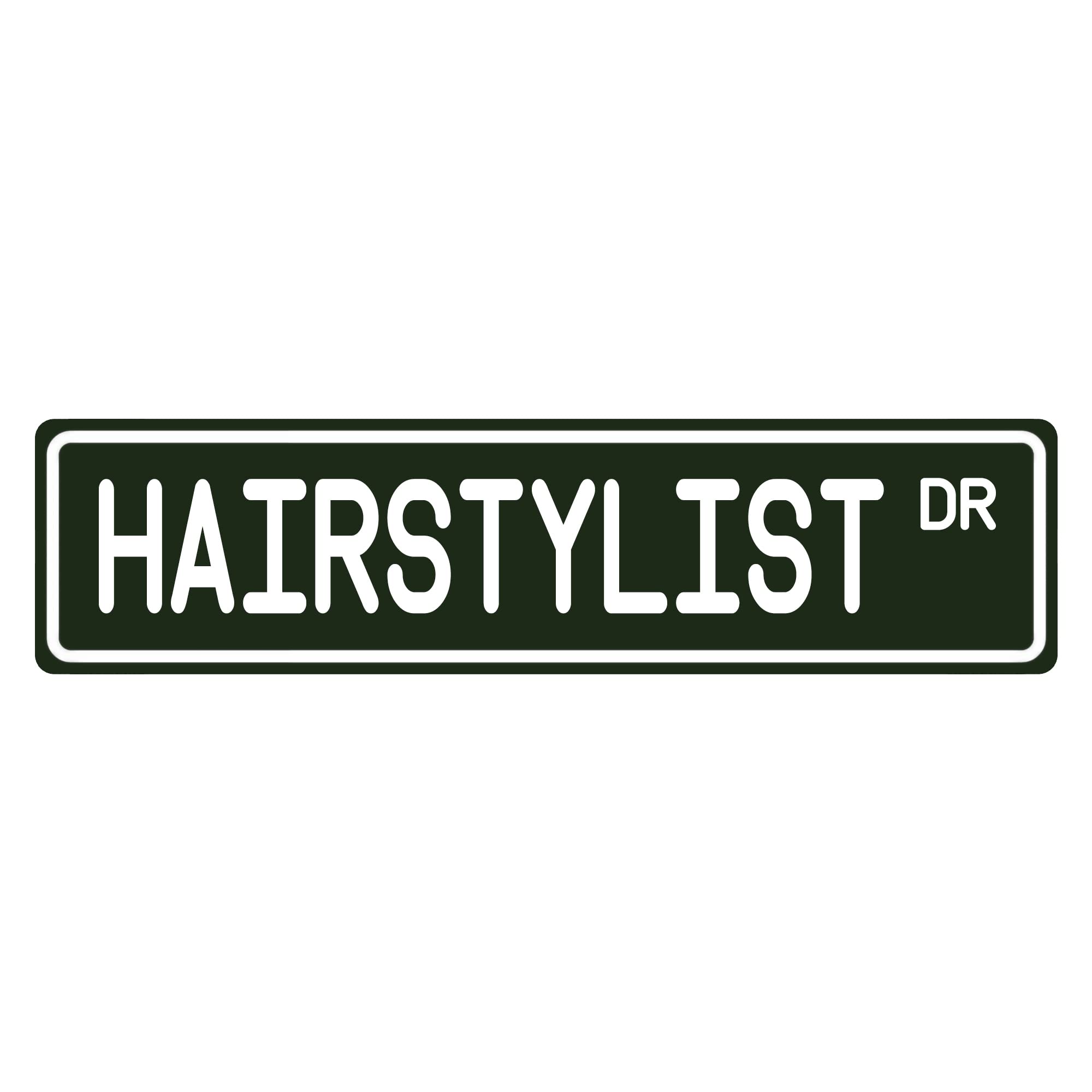 Hairstylist Signs Wall Decor, Hairstylist Gift, Hairstylist Sign, Beauty Salon Decor, Barber Shop Decor, Custom Street Sign,Metal Sign, Wall Art 16 X 4 Inch