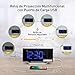 [Actualizado] Mpow Reloj Despertador Digital Proyctor,Pantalla LED 5" Radio Reloj Despertador Proyector...