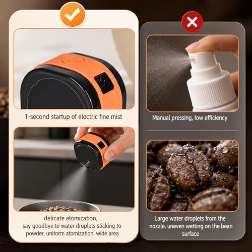 Botella pulverizadora de granos de café para máquinas de espresso 8