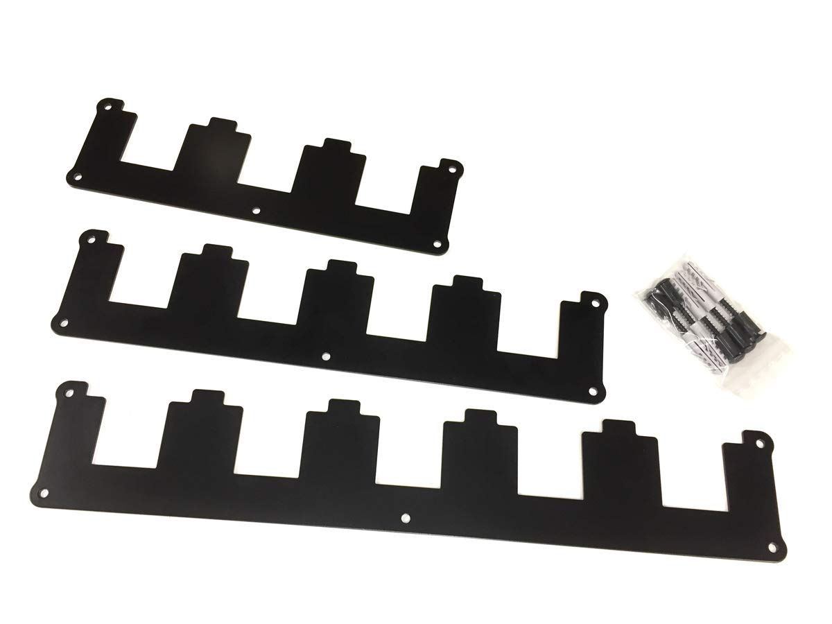 CAS Support mural pour batterie Metabo 18 V 5 compartiments compatible avec Mafell Rothenberge Collomix Eibenstock Haaga Starmix Pressfit Noir