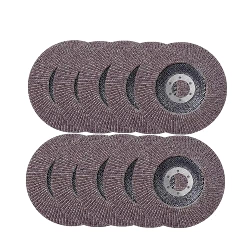Meule 115 mm enlever rouille et bavures facilement lot de 10 disques G60
