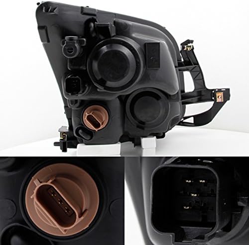 AKKON - For Ford Fusion Clear Chrome Headlights Head Lamps Driver Left + Passenger Right Side Replacement Pair