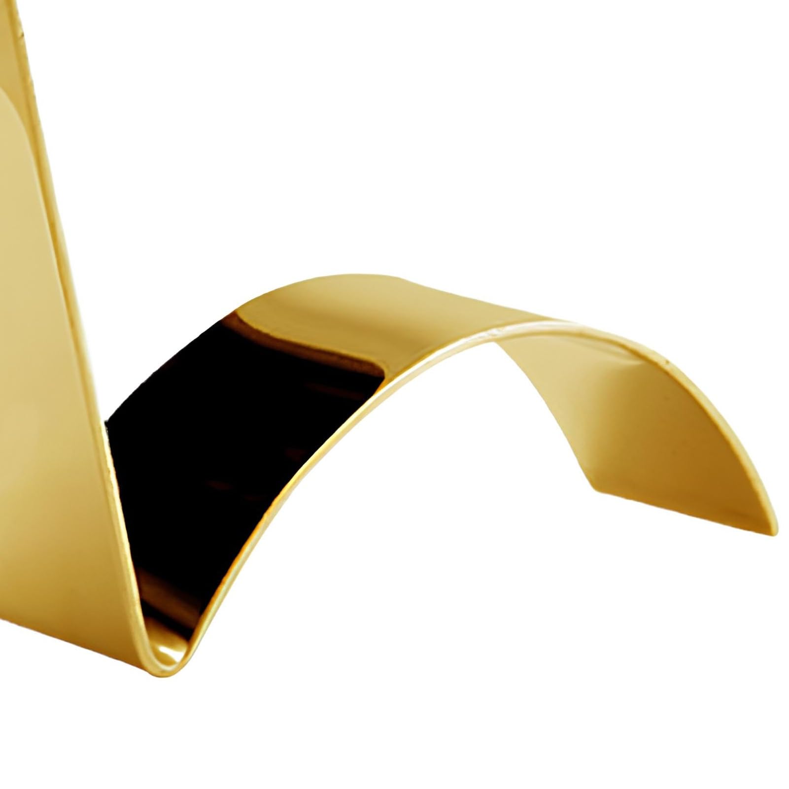 Gürtelständer Aus Edelstahl, Wellenförmiges Metall-Regal Zum Aufhängen Von Ledergürteln, Metall-Gürtelhalter Für Die Arbeitsplatte(Gold,5 Pack)