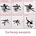 ENHANA Building Blocks Military Weapon Pack Accessories, Army Equipment Gear Building Toys,Military Weapon Accessories Building Set for Kids Building Toy Set for Boys