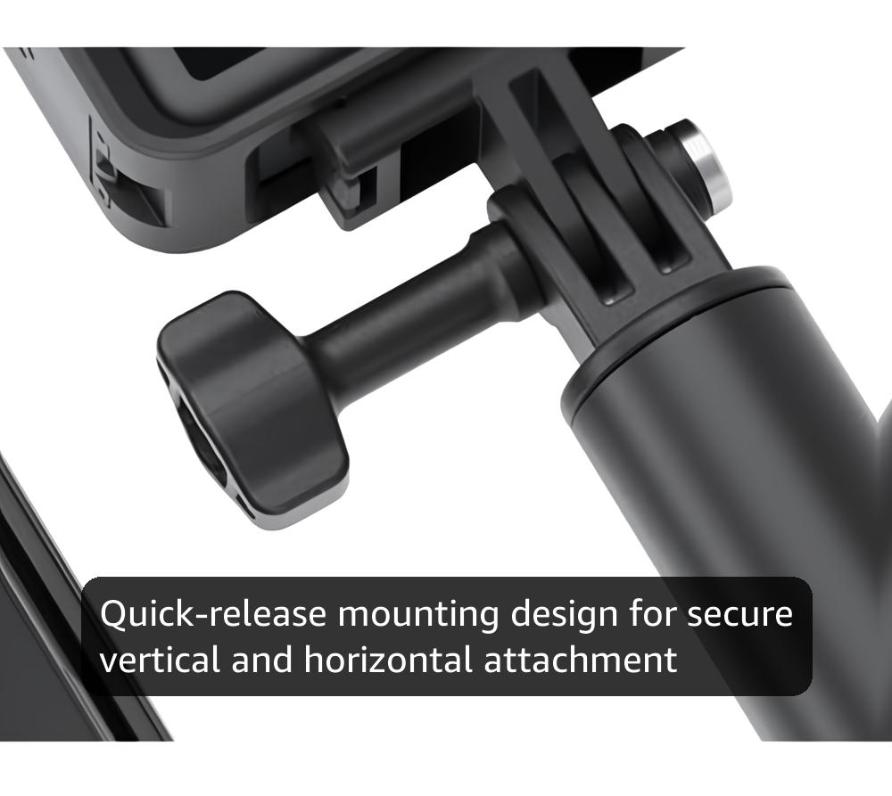 DJI Osmo Action 3 Adventure Combo, Waterproof Action Camera with 4K HDR, 10-Bit Color Depth, HorizonSteady, Cold Resistant & Long-Lasting, Extension Rod, Vlogging Camera for YouTube