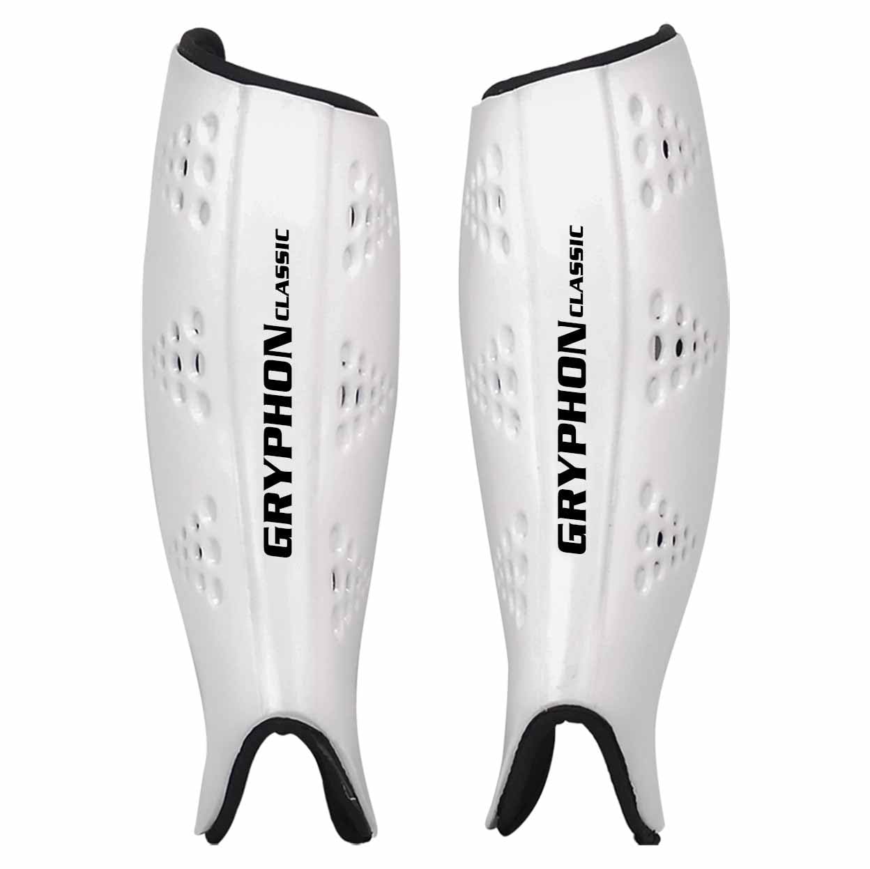 Gryphon Classic G4 - Espinilleras de hockey (2020/21), color blanco