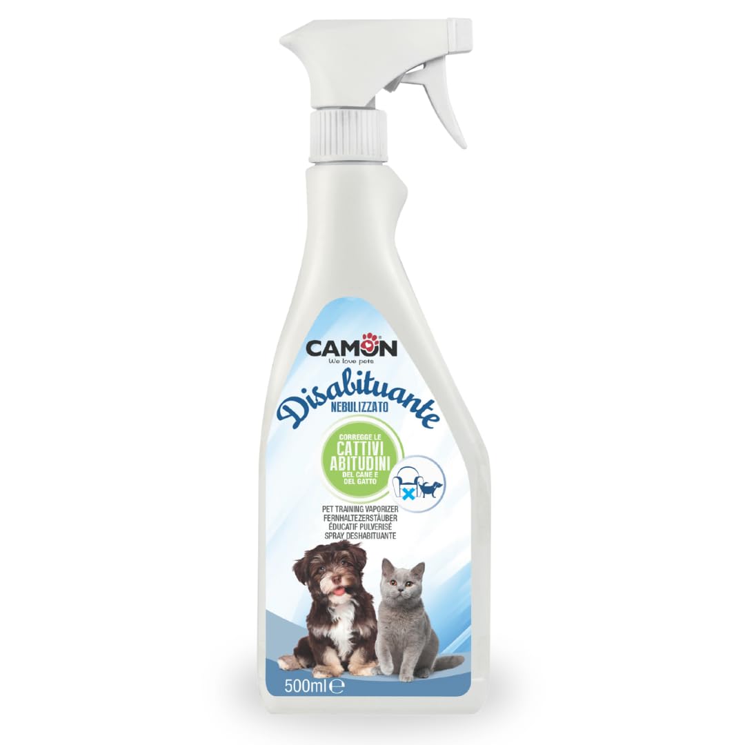 CAMON | Disabituante Nebel 500ml, Repulsivo Educativo per Cani e Gatti, Sicuro per Animali e Ambiente