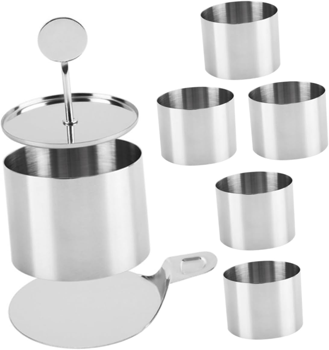 IMIKEYA 1set Stainless Steel Mousse Cake Decorating Bakeware for Cookies Cakes and Decorations and Easy to Baking Molds