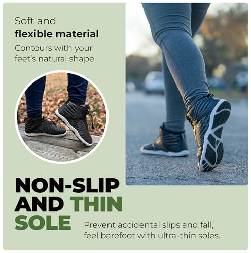 HF Winter Barefoot Boots - Ergonomic Supportive Winter Barefoot Shoes, Zero-Drop Sole, Wide Toe Box Innovative Design Walking Boots Unisex4