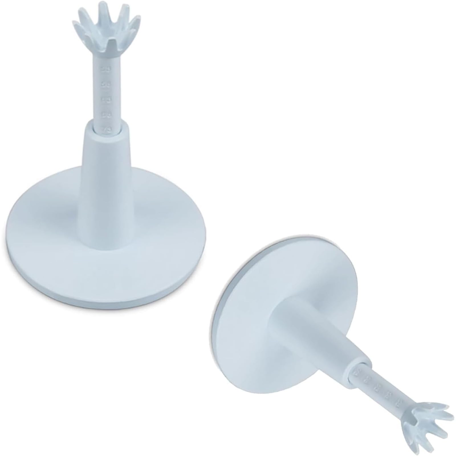 suction 2 PCS Adjustable Golf Tees, Rubber Golf Tees for Mats, Driving Range Tees with Height Adjustment from 53mm to 73mm, Stable Base Design for Consistent Practice Sessions