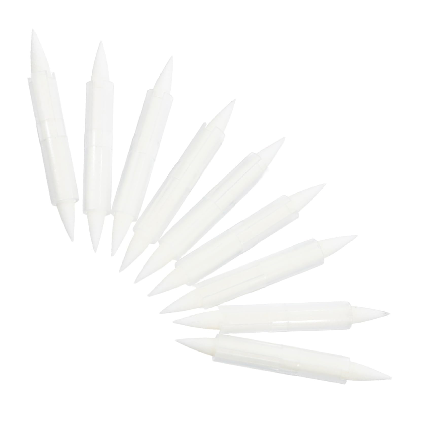 KALLORY 10Pcs Replacement Nibs for Paint Pens and Markers Versatile for Drawing Writing and DIY Projects to Install Compatible with Various Painting Devices