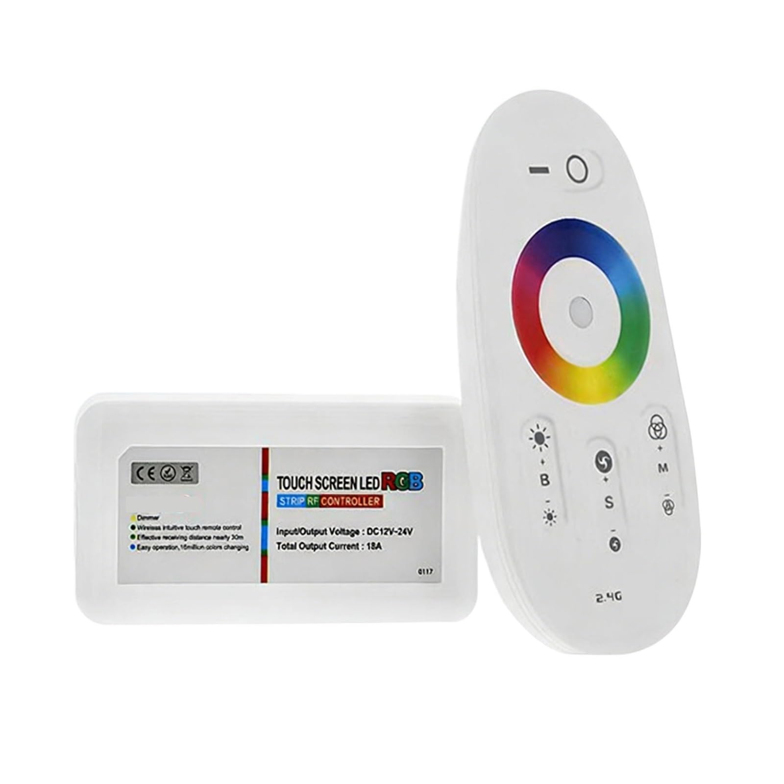 Controlador táctil LED RGBW que regula la intensidad y tonos de tus lámparas 5050