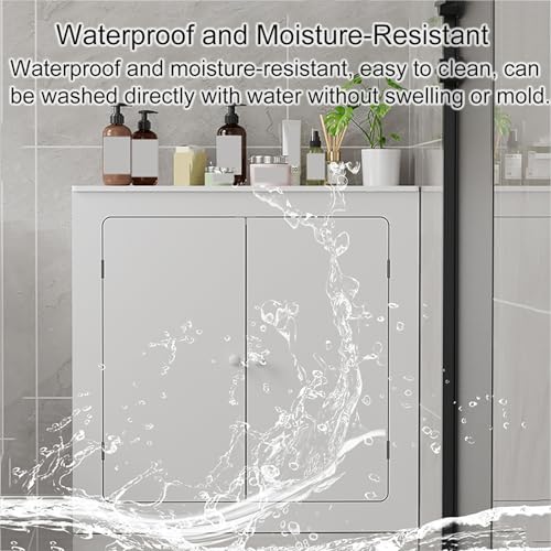 Solution de chauffage décorative avec étagère et double porte d'accès - 4