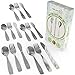 CHILLOUT LIFE Stainless Steel Kids Silverware Set 15 Pieces - Child and Toddler Safe Flatware - Kids Utensil Set - Metal Kids Cutlery Set Includes 5 Small Kids Spoons, 5 Forks & 5 Knives