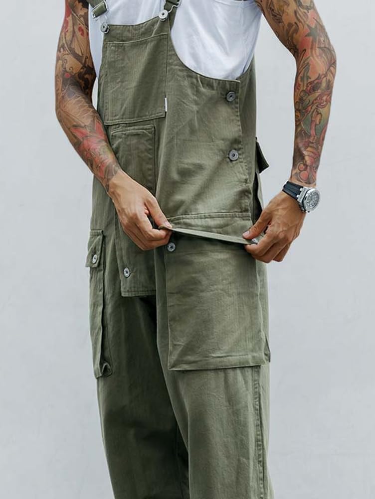 Salopette Homme Overalls Jumpsuit en Jean Loisirs