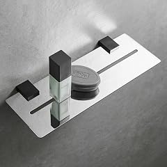 BAHELS Shower Caddy Chrome Brass Bathroom Shelving Shower Holder Rack Wall Mounted Bathroom Storage Shelf Cosmetic Shelf Bathroom