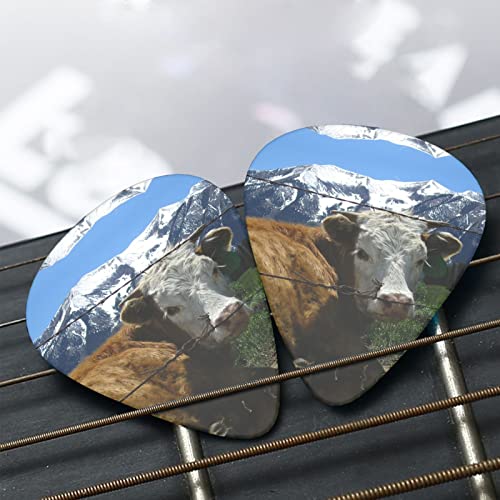 Ensemble de 12 médiators de guitare vache Animal de ferme pour guitare acoustique, guitare électrique, contrebasse… - Les Beatles, Paul McCartney, John Lennon, RIngo Starr, George Harrison Ensemble de 12 médiators de guitare vache Animal de ferme pour guitare acoustique, guitare électrique, contrebasse… – Image 8