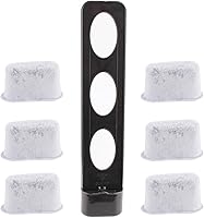 Vista 1 de Anbige Piezas de repuesto Soporte para filtro de agua con 6 filtros de agua de carbón, compatible con cafeteras Cuisinart