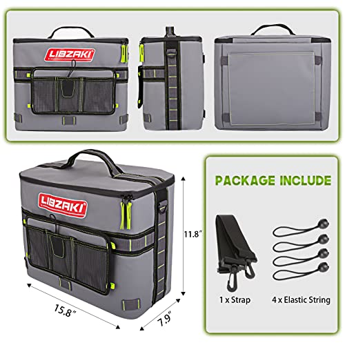 Li Libzaki Kayak Cooler - Waterproof Cooler For Kayaking Compatible With Lawn-Chair Style Seats, Kayak Accessories Cooler Bag, Leak Proof Zipper, Portable Ice Chest Cooler Gray #TOP4