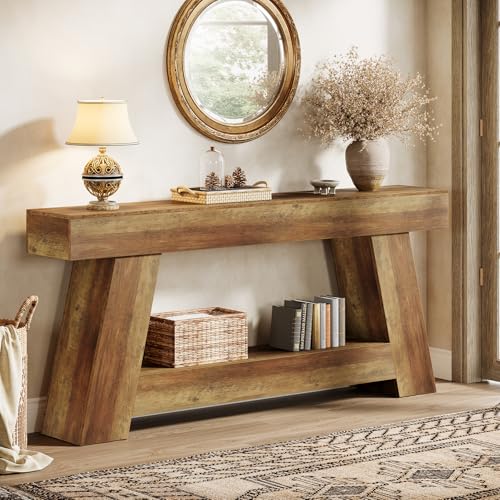 Tribesigns 70.9 Inch Long Console Tables, Farmhouse Entryway Table with