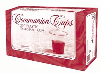 Hardcover Communion Cups-Plastic, 500ct Book