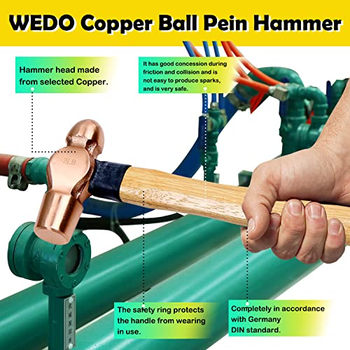 WEDO Copper Ball Peen Hammer