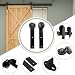 Produktbild 10.5FT/320 cm Schiebetür Kit Barn Door Hardware Schiebetuerbeschlag Hängeschiene Schiebetürsystem für Eine Tür/I-Form