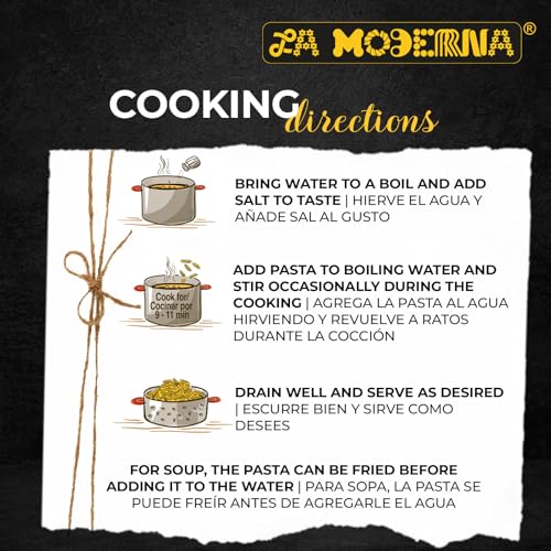 La Moderna Vermicelli Pasta - Thin Noodles for Soups & Broths - Image 6