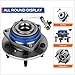 MACEL Front 513179 Wheel Hub and Bearing Assembly Compatible with Chevy Impala Venture Monte Carlo, Buick Regal Century, Cadillac Seville, Oldsmobile Intrigue, Pontiac Grand Prix 5 Lugs W/ABS