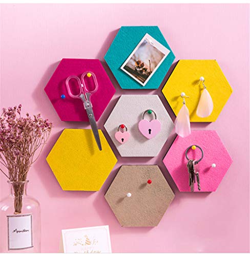 Tablón de corcho con forma de rompecabezas, tablero de anuncios de fieltro, con autoadhesivo, para guardar recuerdos, fotos, fotos, notas, etc Cover