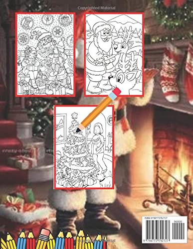 Country Christmas Adult Coloring Book: Creative Haven Country Christmas ...