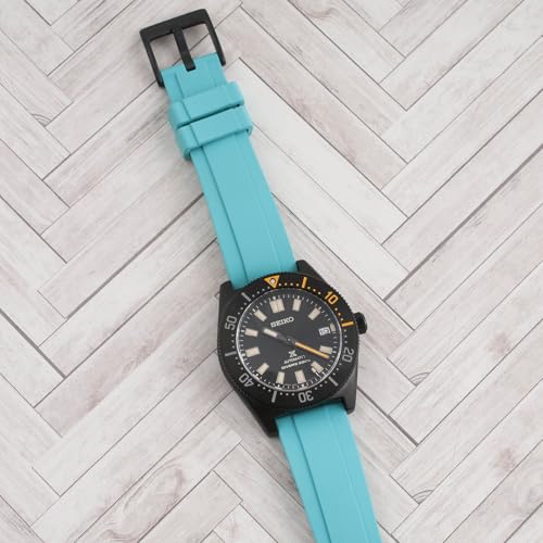 Image of StrapHabit Quick Release Rubber Watch Strap Band FKM 20mm 22mm 24mm