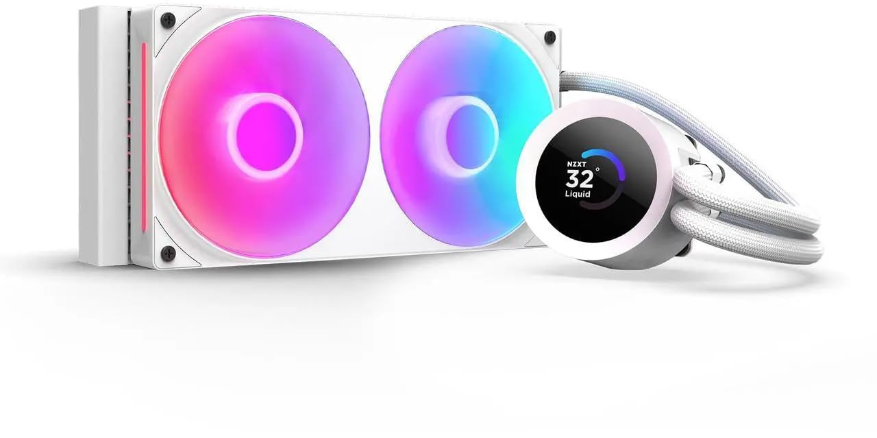 Nzxt Kraken Plus 240 Rgb White Liquid Cpu Cooler