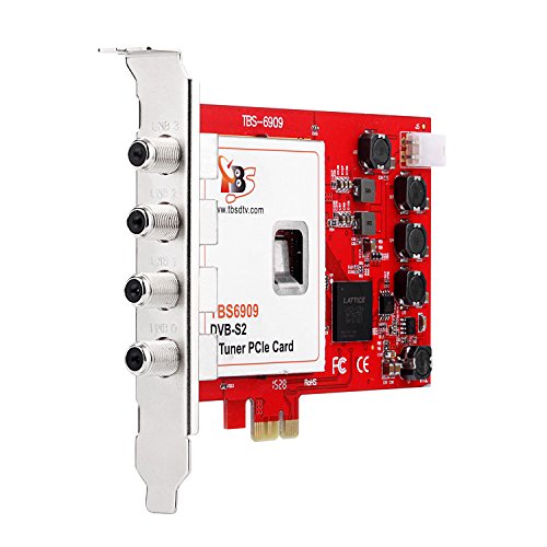 TBS 6909 DVB-S/S2 8 Tuner PCI Express Card for Satellite Live TV/IPTV Server