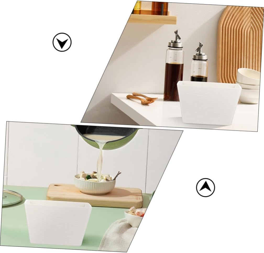 Alipis 2pcs Sugar Packet Container Tea Bag Holder Ceramic Sugar Cup Lid Compact Space-saving Design