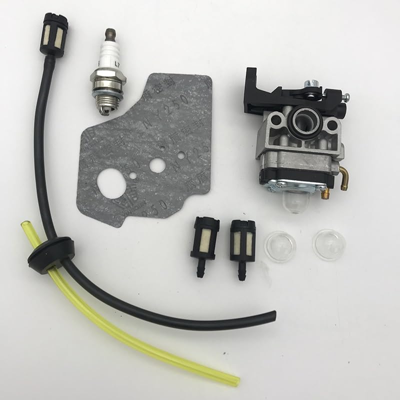 Piezas de jardín Junta de carburador Bujía Línea de Combustible Manguera Compatible con Honda GX25 GX35 GX 25 35 HHT35 HHT35S FG110 Cortacésped Piezas de Motor Piezas de jardín
